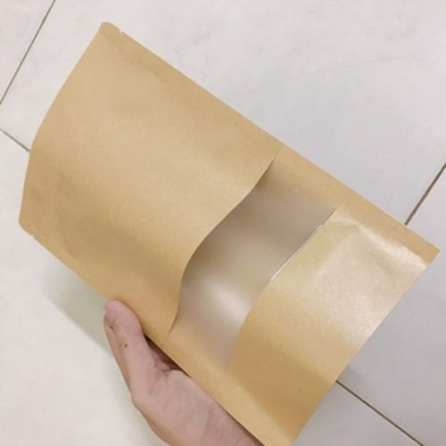 Túi zip giấy kraft có cửa sổ giá rẻ đẹp nhất HCM